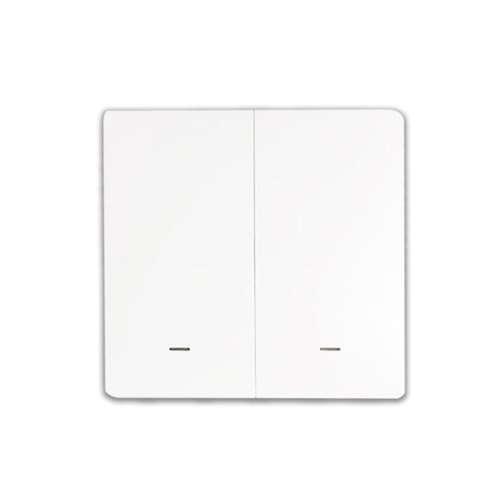 WIFI Smart Mechanical Switch Touch Panel Wall Light Switch APP Remote Control Switch Single Live Wire No Neutral Line Switch Support 433Mhz