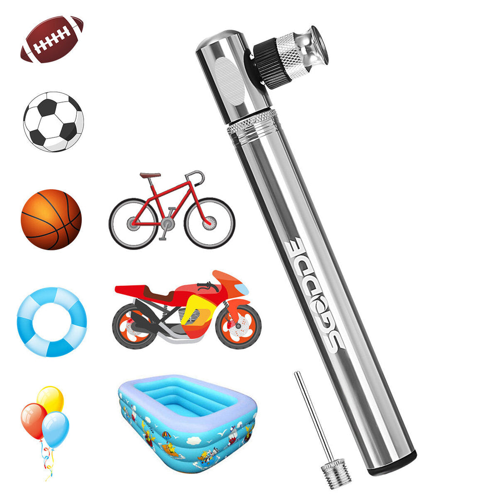 Portable Mini Bike Pump 300PSI Bicycle Air Inflation High Pressure Multifunction For Mountain Bike Road Bike Basketball Toy Inflatable