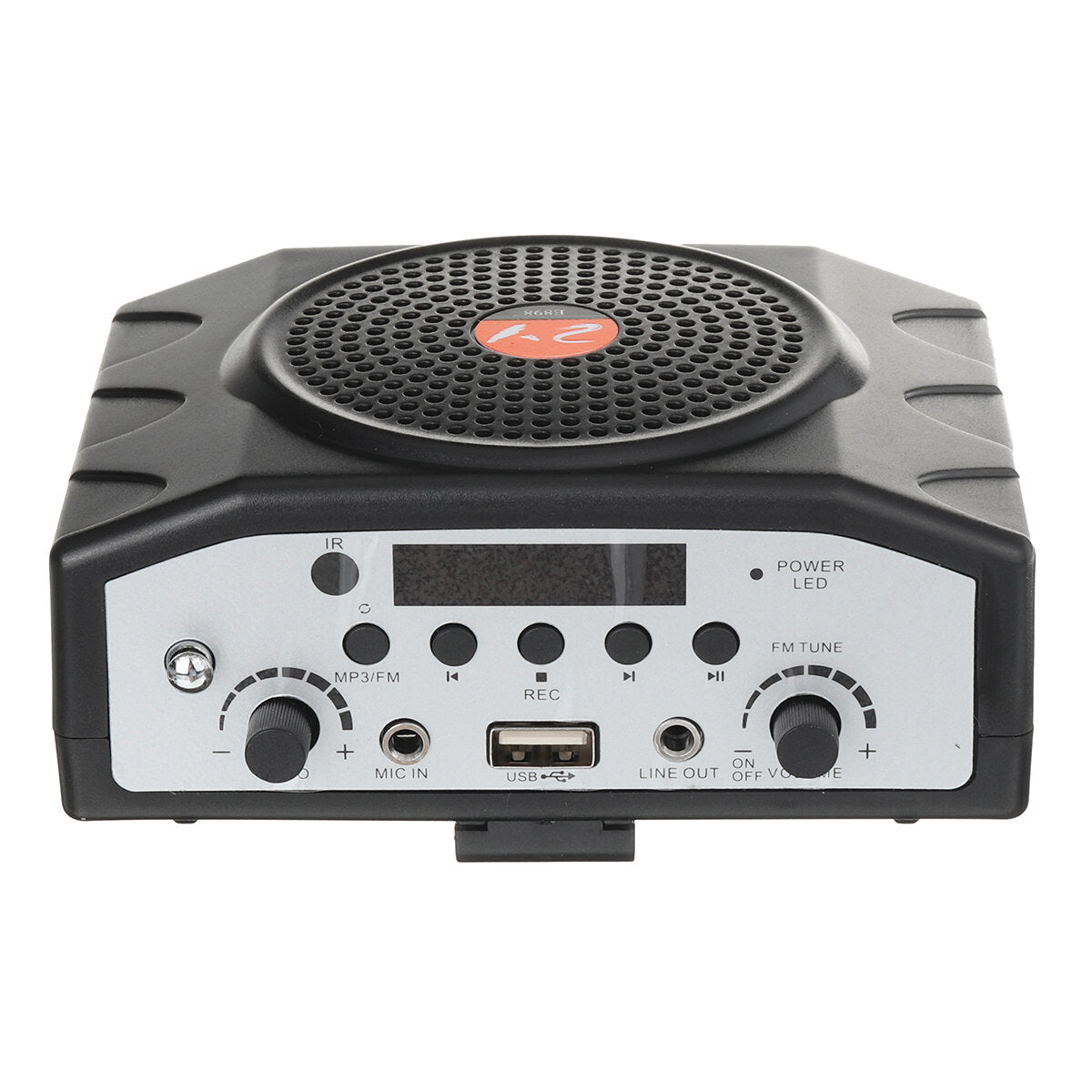 Rechargeable Speaker FM Radio MP3 Player with 25W 100Hz-15kHz Microphone Remote Control Teaching Tour Guiding Visiting Outdoor activities