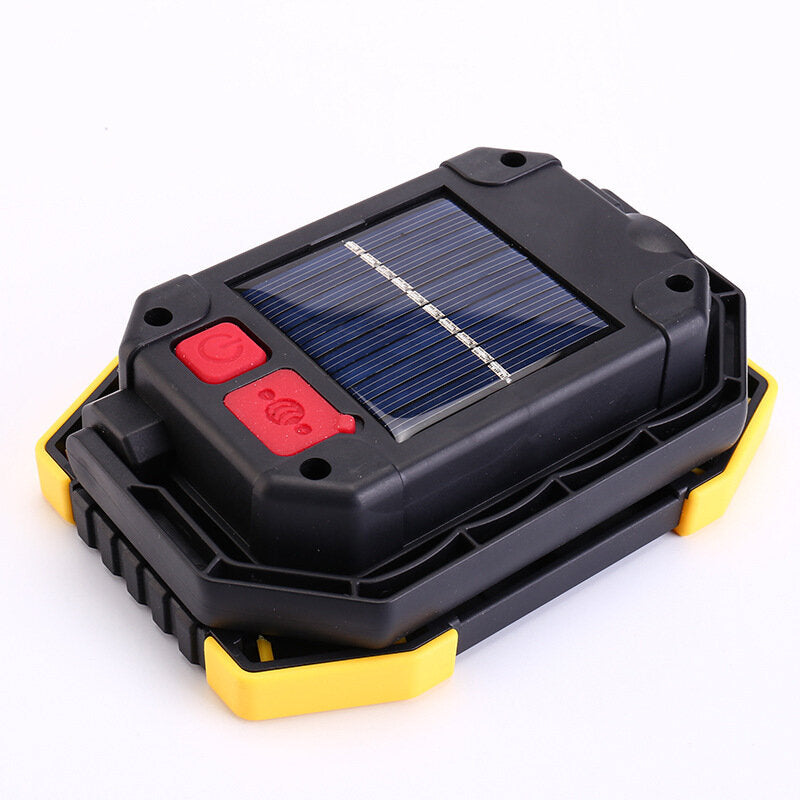 20W Solar Camping Light USB COB Work Light 180 Rotation 3 Modes Outdoor Travel Warning Lantern
