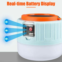 Control Solar LED Camping Lantern USB Rechargeable Light Bulb Tent Light Solar Bulb Light