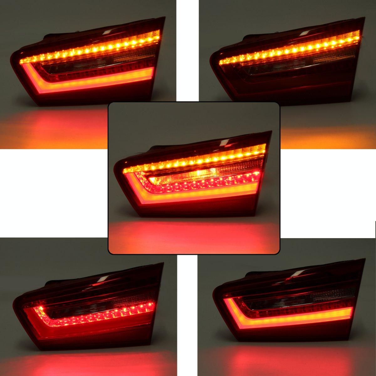 Car LED Rear Inner Tail Light Brake Lamp with Bulb Wiring Harness