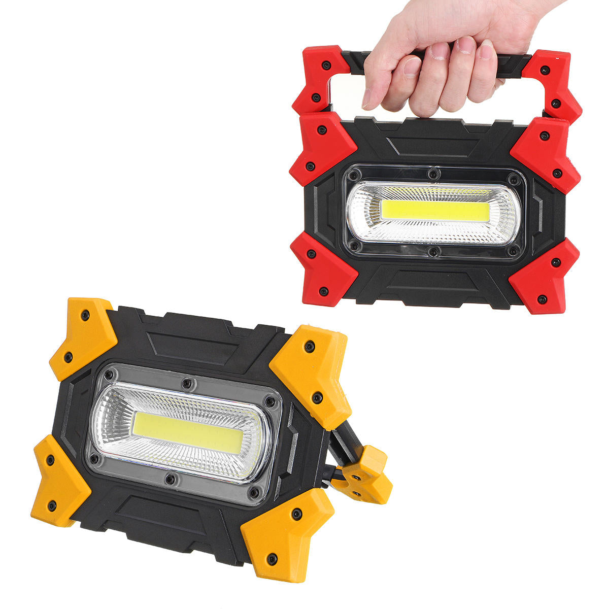 Foldable LED Work Light Portable 3 Modes Flood Lamp for Outdoor Camping Emergency