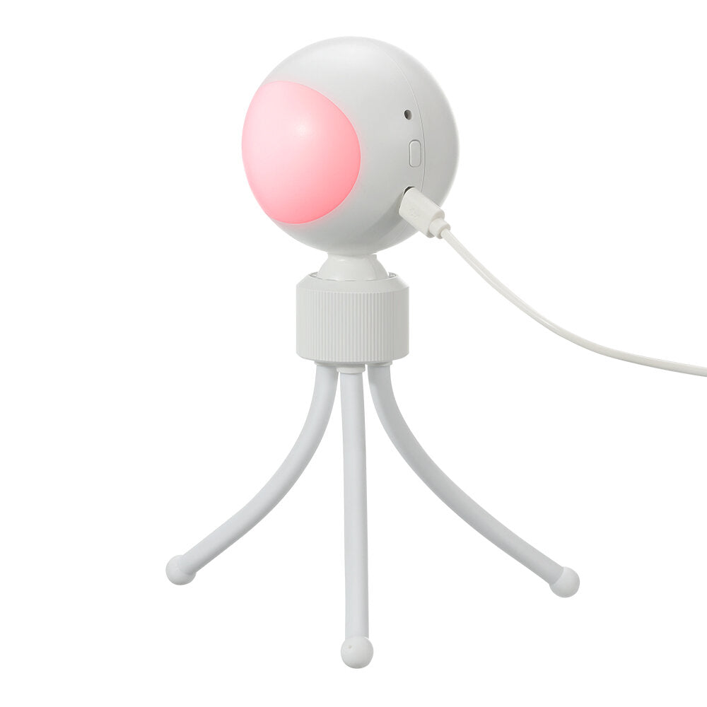 Smart Acoustooptic Control Night Light 3200K Color USB Charging 360 Adjustable Reading Light Rechargeable Table Lamp