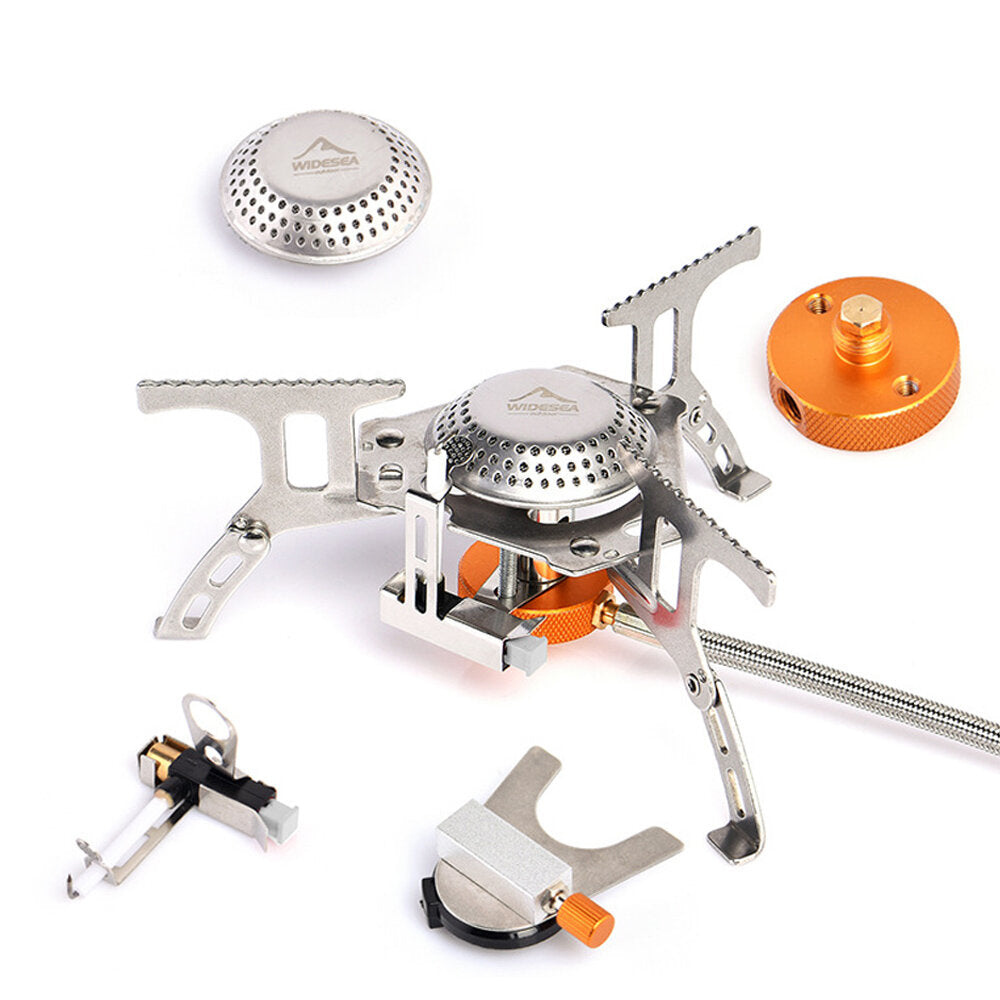 3500W Gas Stove Folding Electronic Stove Portable Split Tourist Burner Outdoor Camping Travel