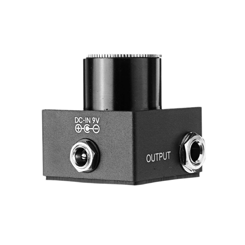 Mini Pedal Tuner for Chromatic Mute Tuning HD LED Display Adjustable A4 Range Value 430-449Hz Accessories