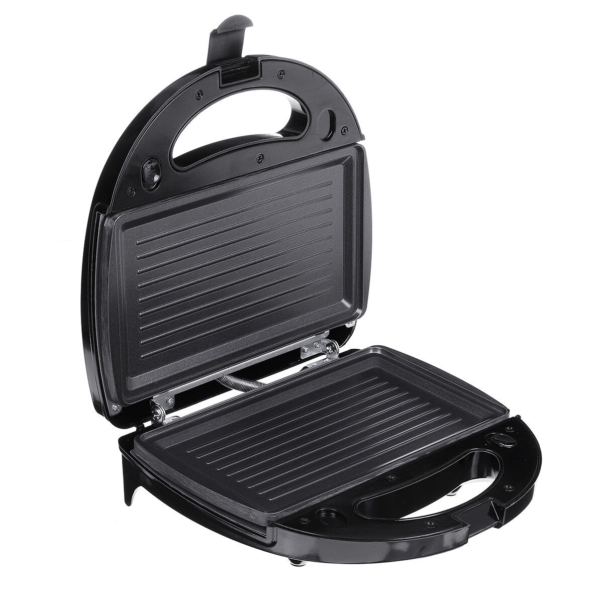 220V 750W Multifunction3 in 1 Breakfast Machine Sandwiches Waffles Panini Toast Maker Non-Stick Coated Baking Sheet
