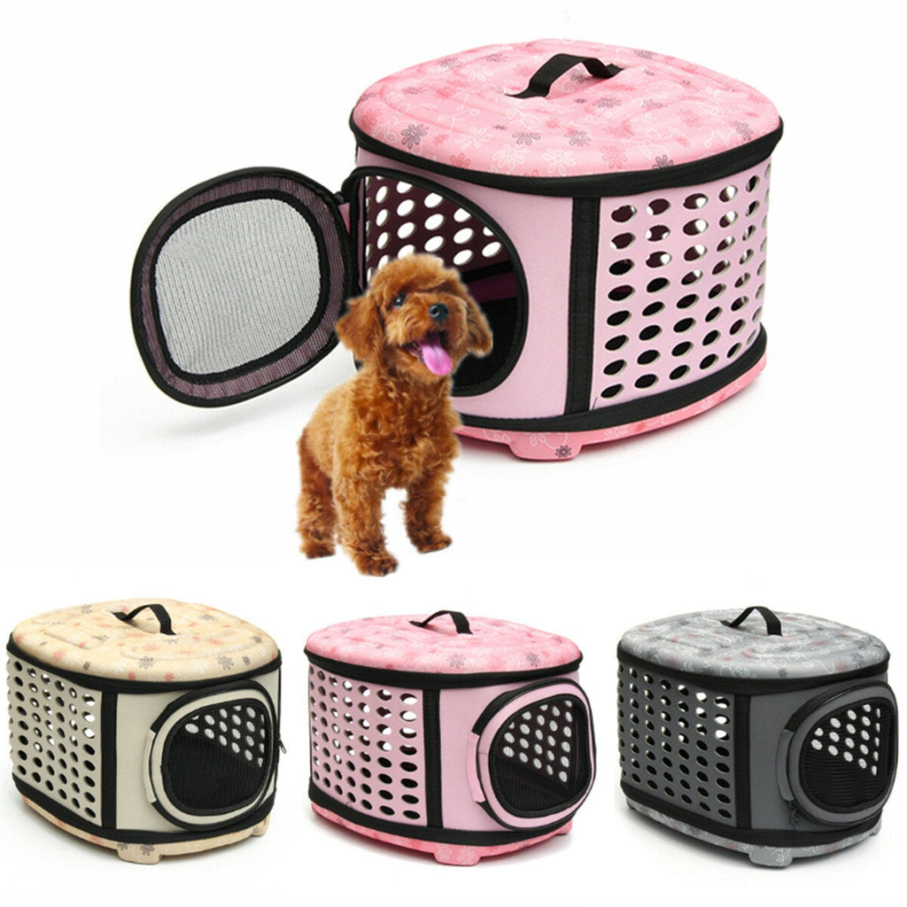 Dog Cat Puppy Carrier Portable Cage Crate Transporter Bag