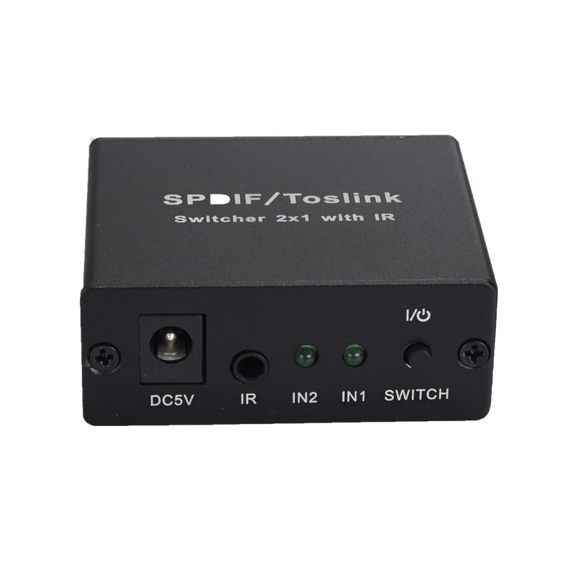SPDIF/ToslinK Video Switcher 2x1 with IR