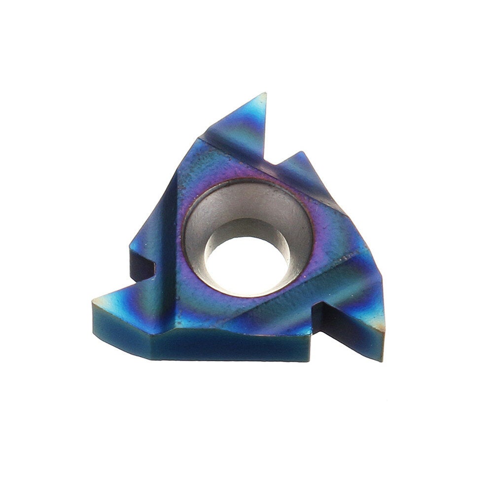 10pcs HRC45 Blue Nano 16ER AG60 Carbide Insert External Threading
