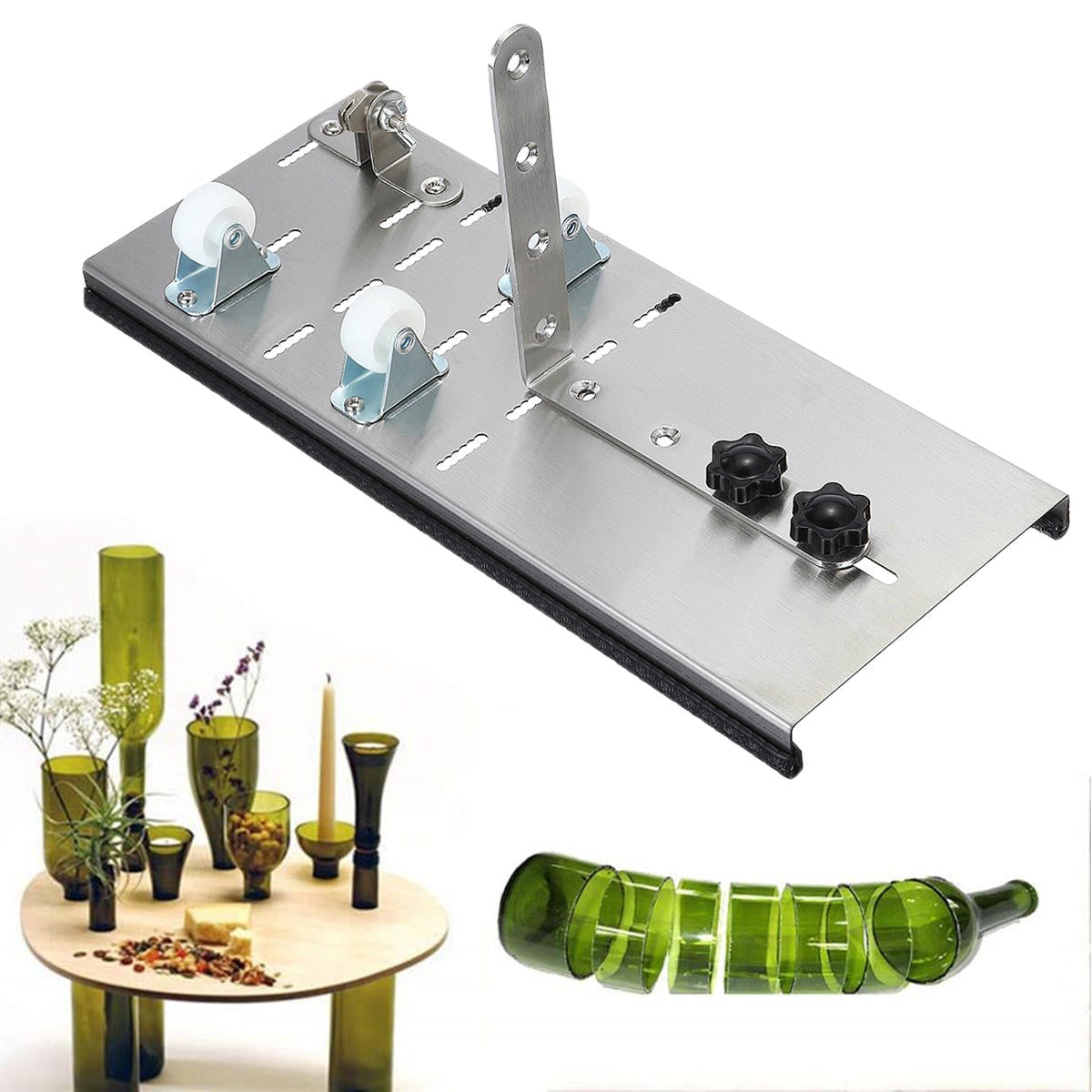 DIY Ajustable Glass Bottle Cutter High Strength Machine Wine Beer Bottles Cutting Tool