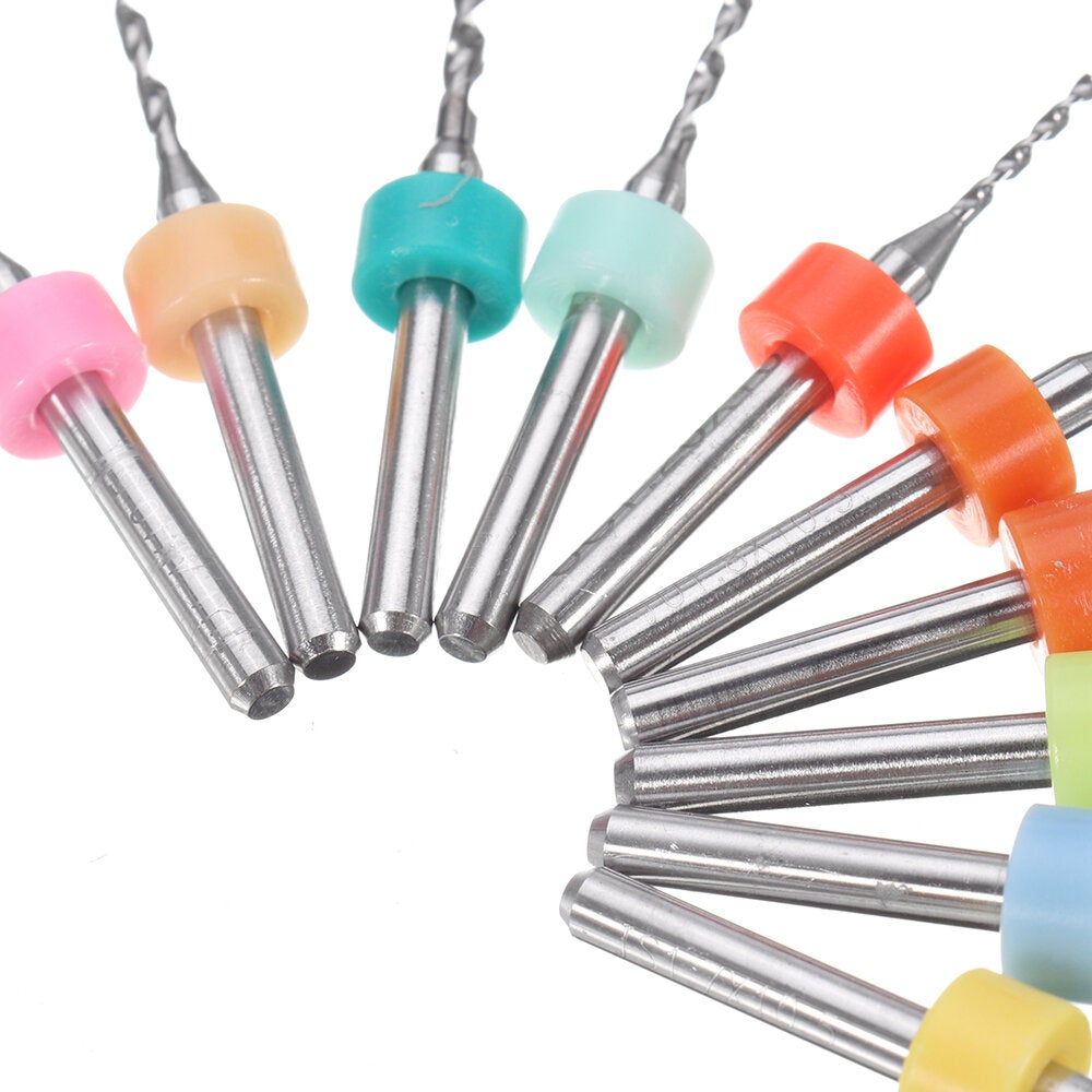 30pcs 0.1-2.0mm Tungsten Steel Hard Alloy PCB CNC Drill Bits For Circuit Boards PCB Drill Bit