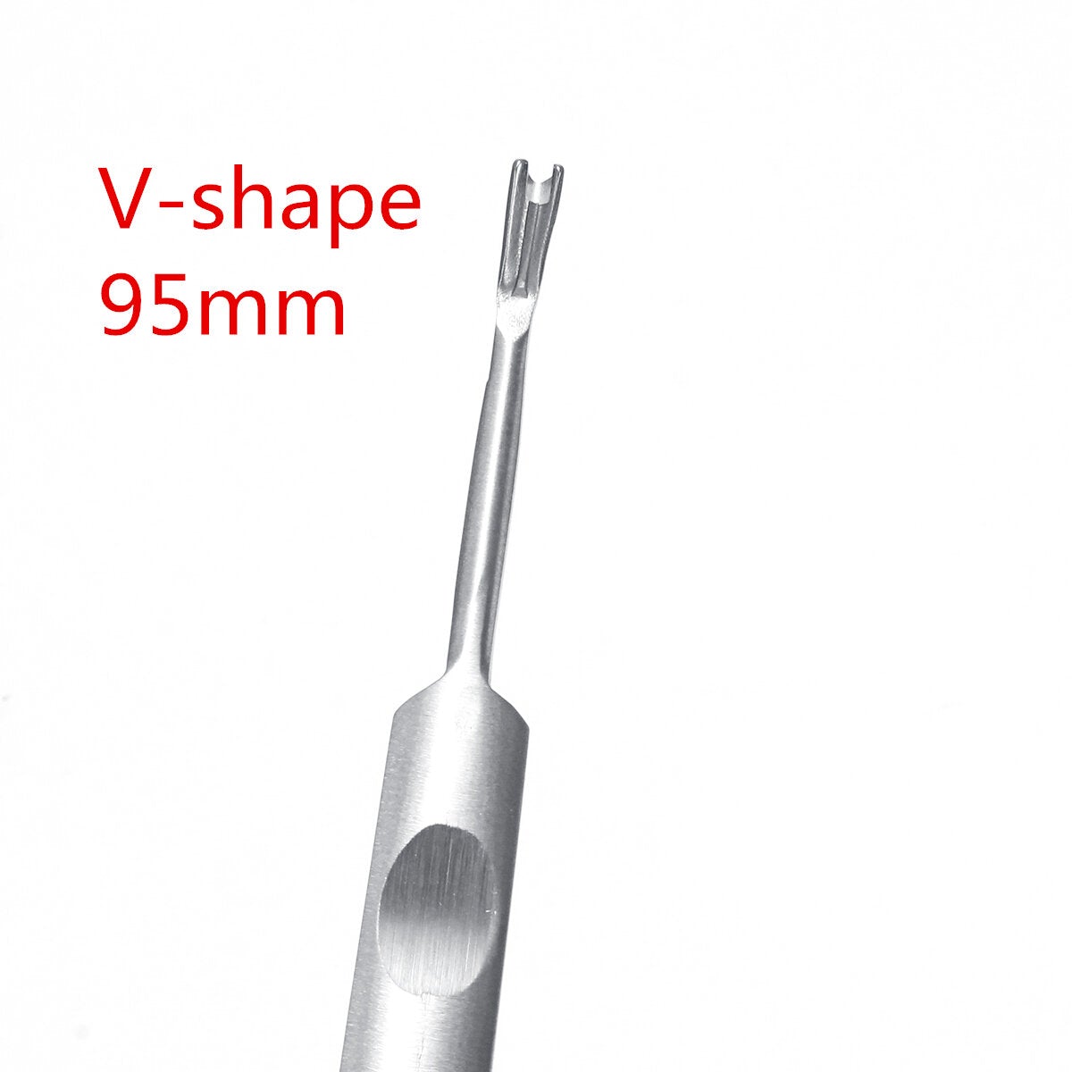 95/113/116/118mm V/U-shaped Silver Stainless Steel Hand Make Leather Trencher Slotting Tools Kit