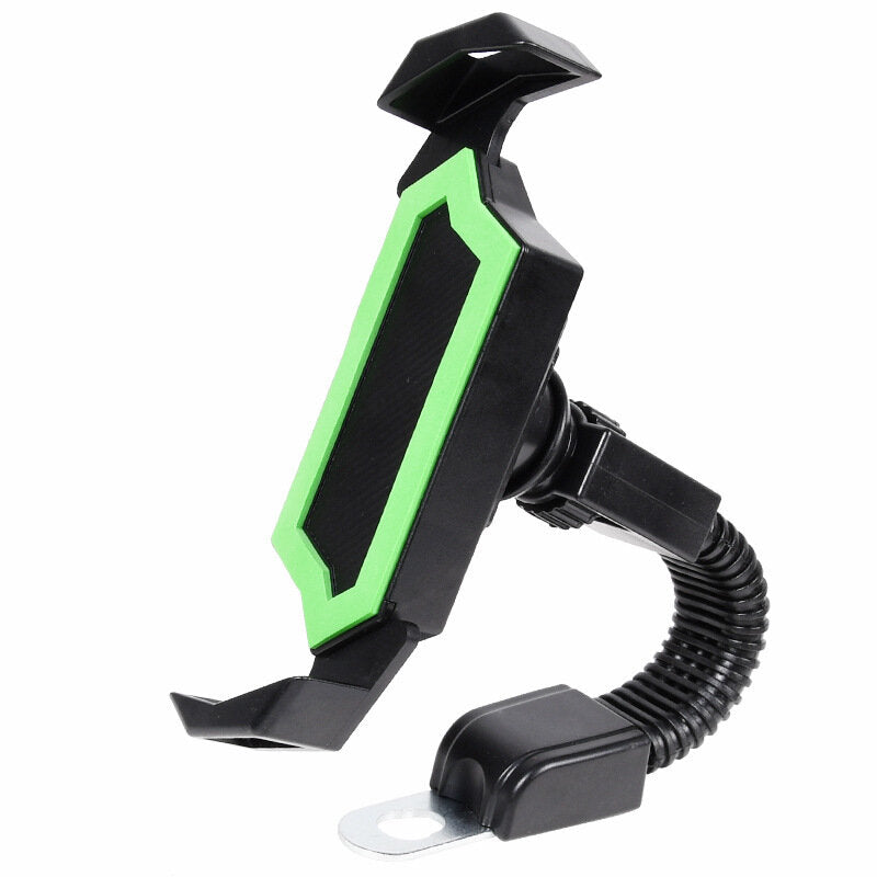 14.5-17cm Bike Phone Mount 360 Rotation Anti-slip Anti-shake Bicycle Phone Holder Motorcycle Mount Outdoor Cycling