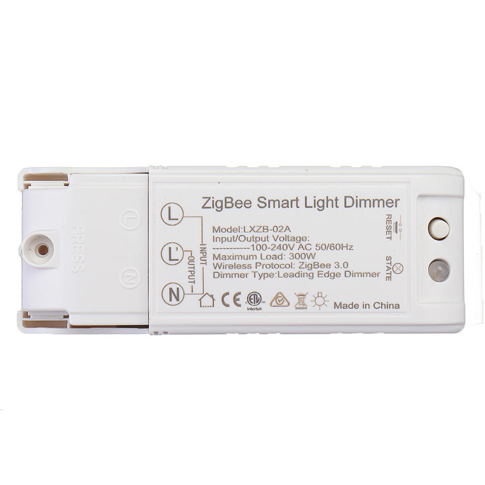Smart Home Automation Dimmer Switch Remote Control Work with Echo Plus Alexa SmartThings Fit for Most Zig bee 3.0 Hub AC100-240V 50/60Hz