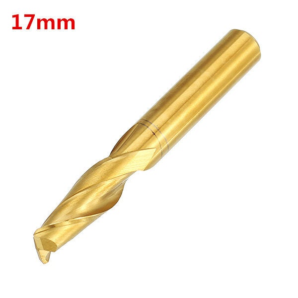 6mm Shank 2 Flute 15/17/22mm Titanium Coated Double Flute CNC End Mill Cutter