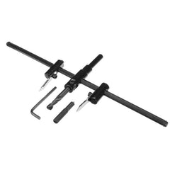 Adjustable 40-300mm Circle Hole Saw Cutter Wood Drywall Drill Bit Round Cutting Tool