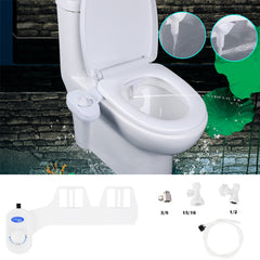 15/16 3/8 1/2 Inch Non-Electric Bidet Attachment Fresh Water Sprayer Mechanical Toilet Seat Nozzle