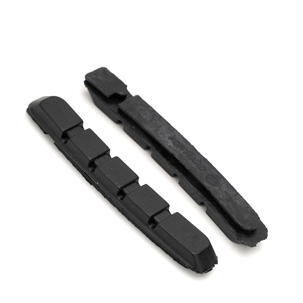 1 Pair PROMEND Bicycle V Brake Pad Non-Slip Rubber Blocks All Weathers Noise Reduction Outdoor Riding Repair Tool