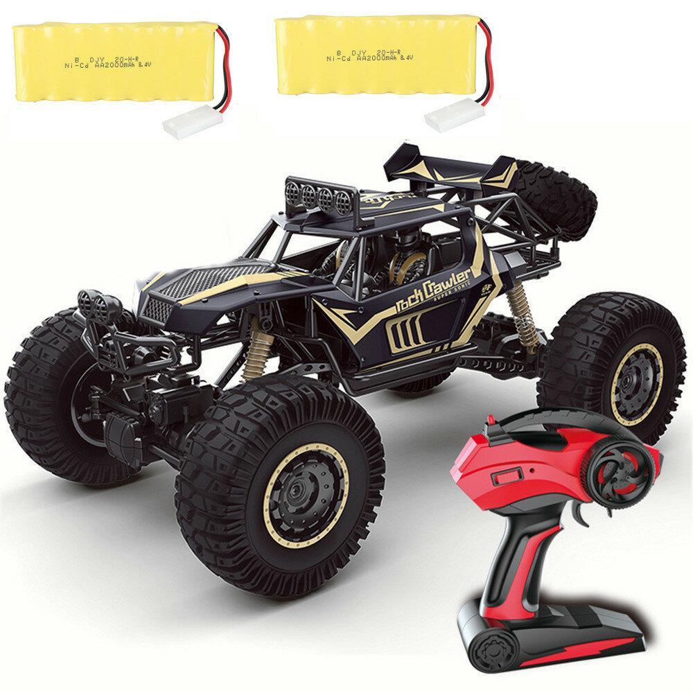 RTR Two Battery 1/8 2.4G 4WD RC Car Electric Off-Road Vehicles Truck RTR Model Kid Children Toys