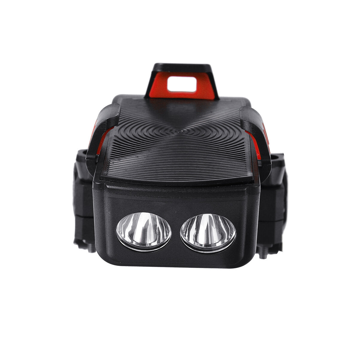 4-in-1 400lm Bike Headlight USB Rechargeable Bicycle Front Lamp 130dB Horn Power Bank Phone Holder Outdoor Cycling