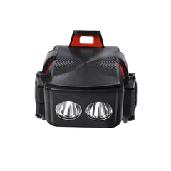 4-in-1 400lm Bike Headlight USB Rechargeable Bicycle Front Lamp 130dB Horn Power Bank Phone Holder Outdoor Cycling