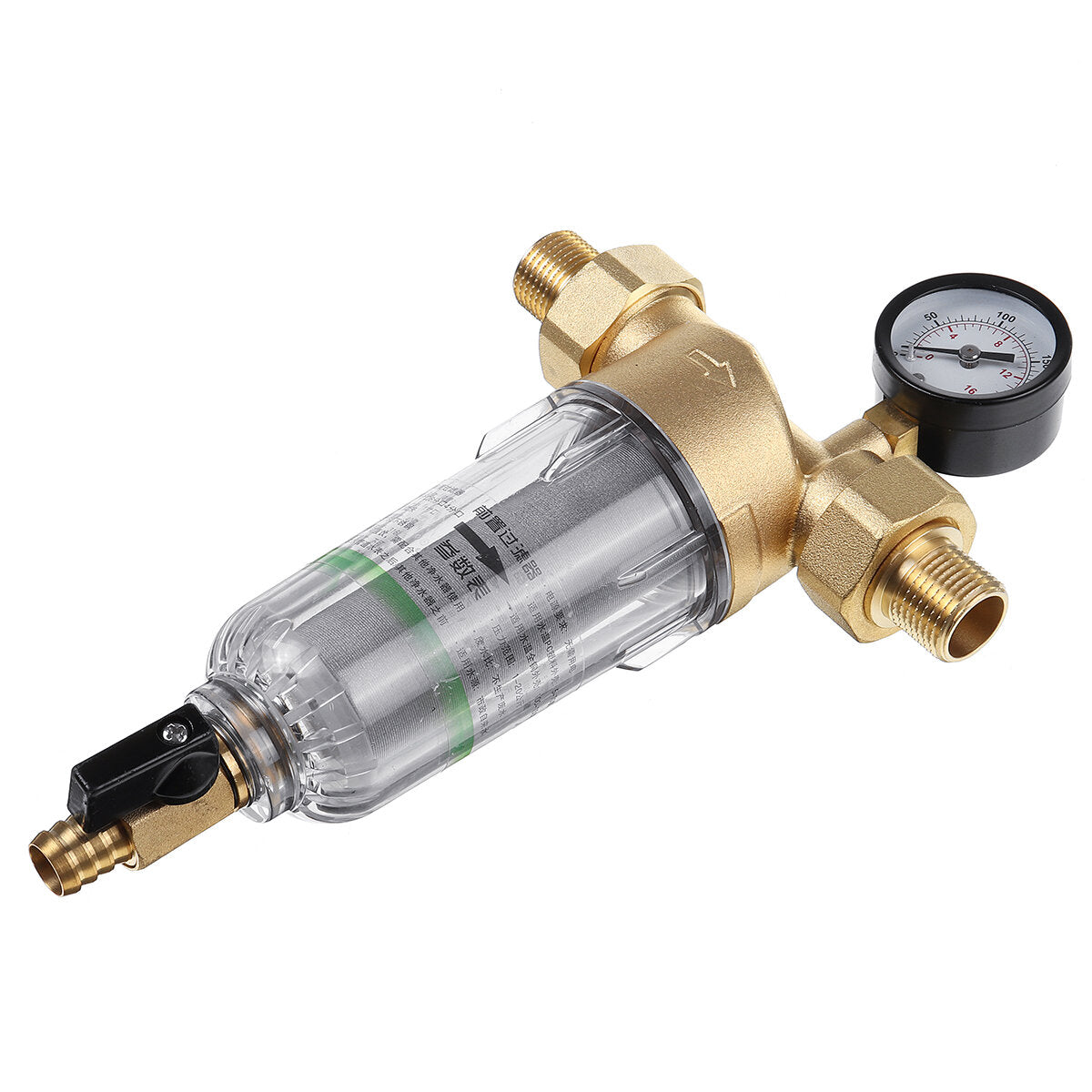 Water Pre-Filter System 1'' To 1/2'' 3/4'' 40UM Pre-filter Brass Mesh Prefilter