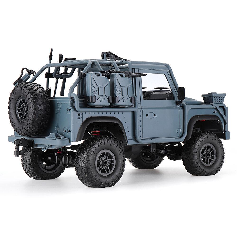 2.4G 4WD Proportional Control Rc Car with LED Light Climbing Off-Road Truck RTR Toys Blue
