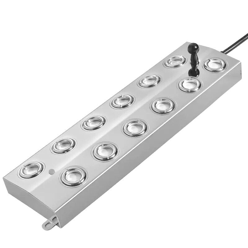 2/4/6/8/10/12 Head Fogger Industrial Humidifier Ultrasonic Mist Maker 1.5M Wire Greenhouse HydroponicsPool Landscape Mist Generator