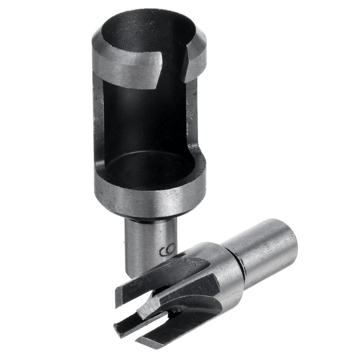 8pcs Wood Plug Hole Cutter Drill Bits Set Dowel Maker Cutting Tools Round Shank