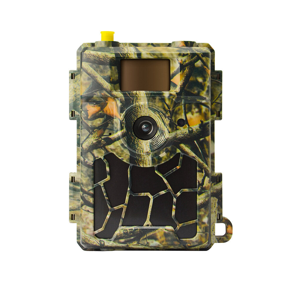 Wide Angle 24MP Scouting Trail Camera 0.4 S Trigger Trap Monitoring IP66 Infrared Heat Sensing Night Vision for Wildlife Outdoor Photography 4.8CS