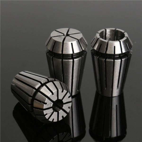 3pcs 3-12mm Spring Collet Set 1/8-1/2 Inch Chuck Collet for CNC Milling Lathe Tool