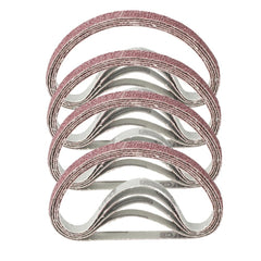 20Pcs 10x330mm Sanding Belts 40/60/80/120 Grit Abrasive Sanding Belts for Grinding Polishing Sander