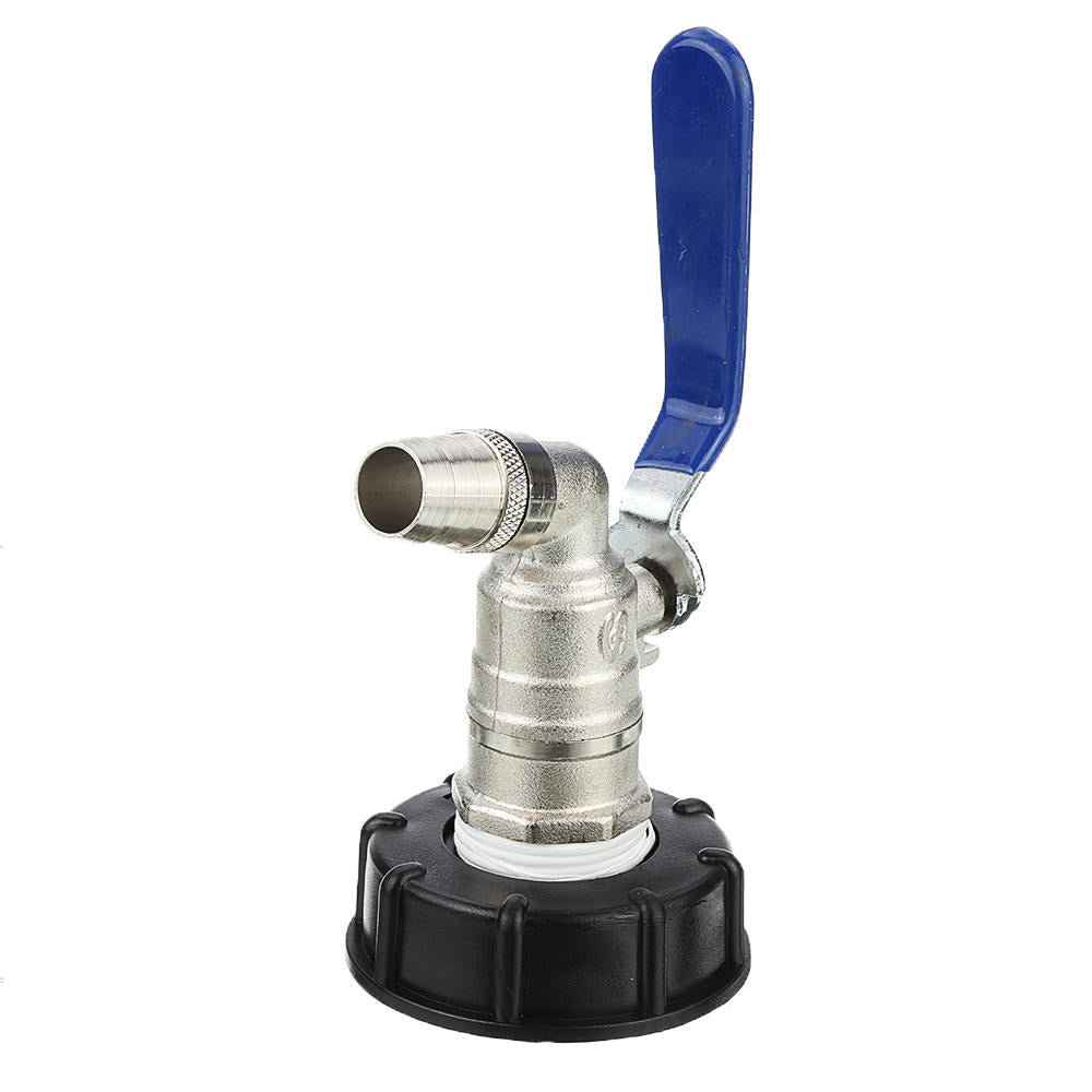 2'' Brass Tank Drain Adapter to 1'' Garden Tap Hose Barb Coupler Coarse Thread Outlet Connector Valve Fitting Parts for Home