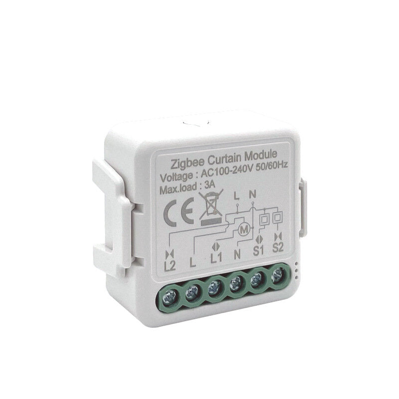 Smart Curtain On-off Module APP Remote Control Timing Switch Compatible with Amazon Alexa /Google Home
