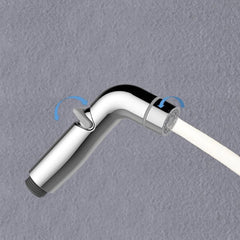 Dual Purpose Bidet Airbrush Set Plastic ABS Electroplating Toilet Companion Flusher Nozzle