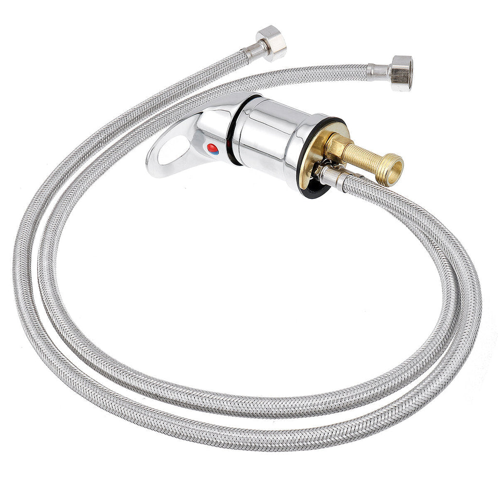 Shampoo Bowl Hair Hot Cold Faucet Handle With Shower Head Hose Beauty Salon