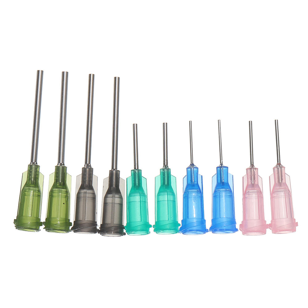 28Pcs/Set Dispensing Needle Kits Blunt Tip Syringe Glue Dropper Plastic Liquid Squeeze Bottle for Refilling and Measuring Liquids