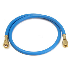 90cm Blue Single Hose HVAC 1/4" SAE 500 PSI Charging A/C Refrigerant