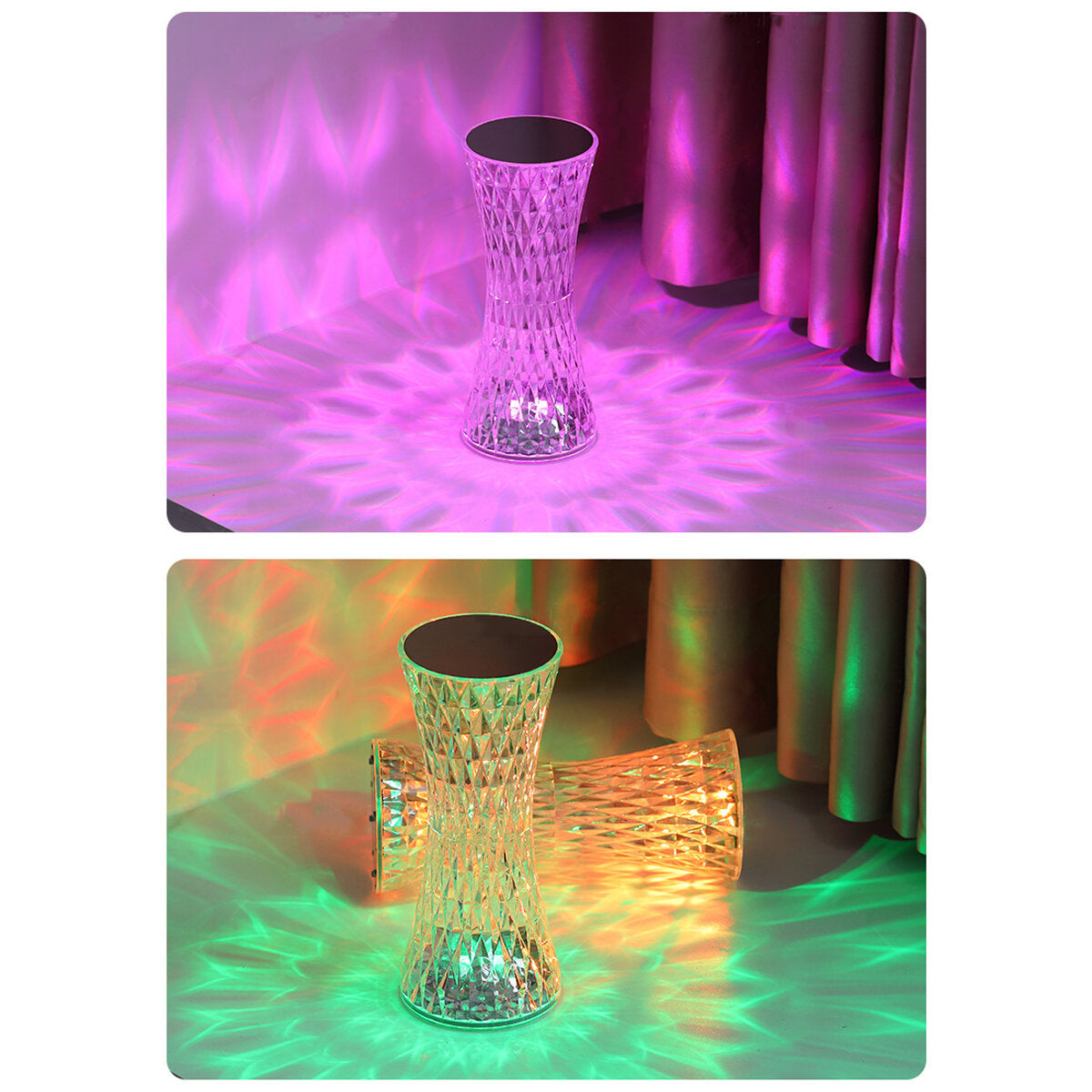 Atmosphere Light Touch Sensor USB Charging Acrylic Lamp Bar Light Restaurant Table Lamps Romantic Nightlight