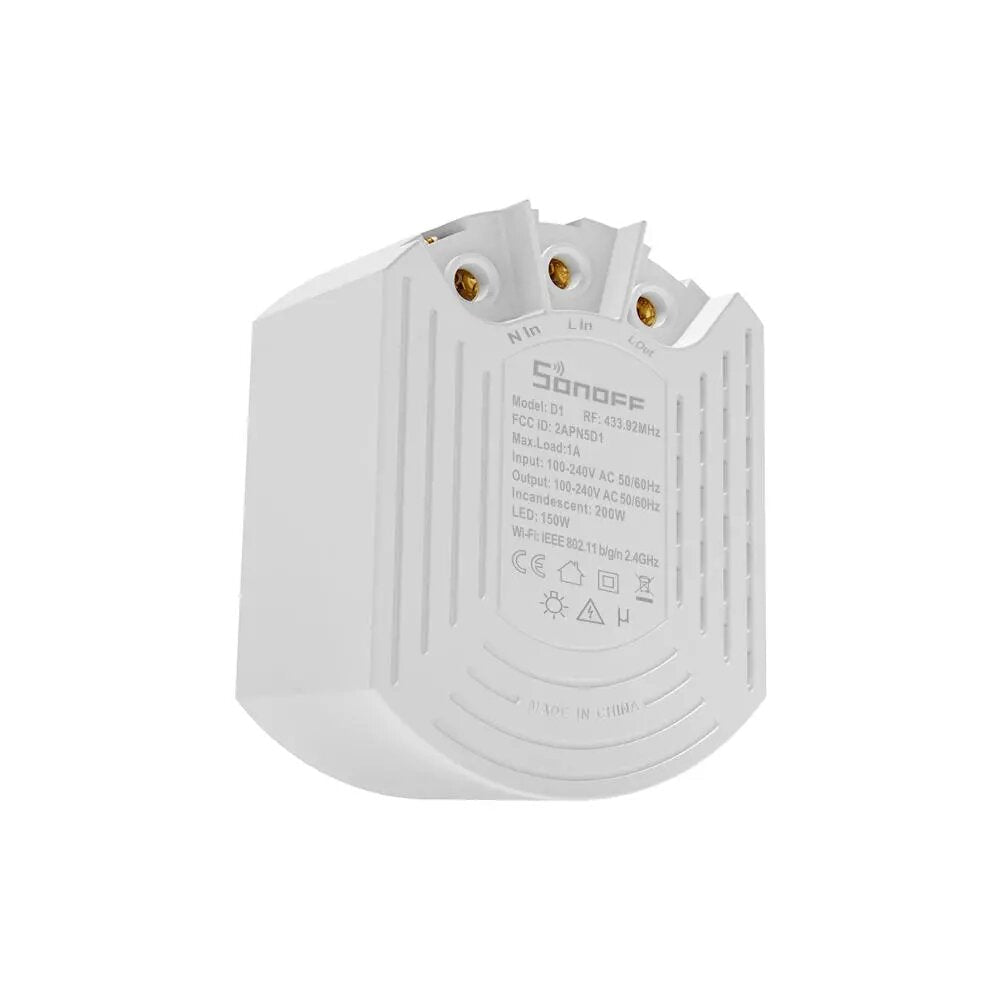 Smart Dimmer Switch DIY Smart Home Mini Switch Module Adjust Light Brightness APP/Voice/RM433 RF Remote Control Work with Alexa Google Home 10Pcs