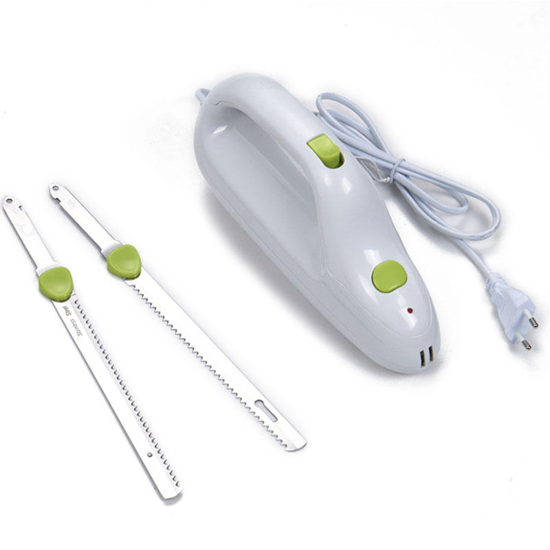 Kitchen Electric Bread Automatic Pizza Cutter Stainless Steel Blade Serrated