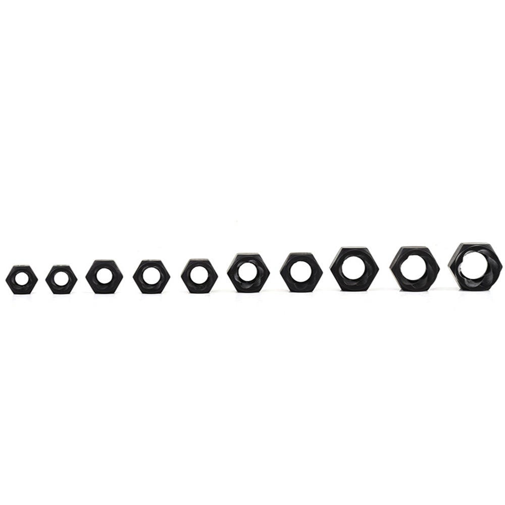 11pcs 9-19mm Damaged Nut Bolt Remover Set Screw Extractor Locking Socket Threading Tools Kit