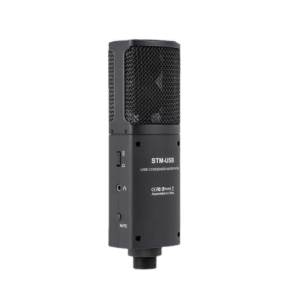 USB Studio Microphone USB Cardioid Condenser Professional Mic for Mobile Phone YouTube Video Recording Live Broadcast