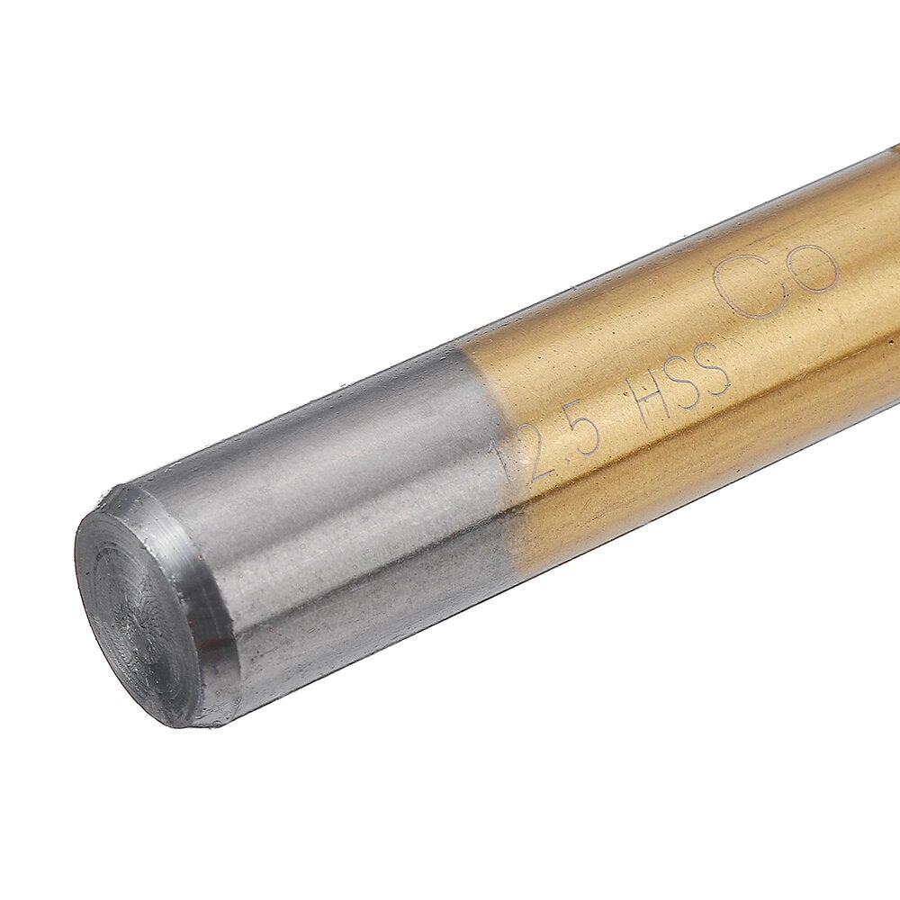 M35 Cobalt Drill Bit Set Titanium Coating HSS-Co Jobber Length Twist Drill Bits with Metal Case