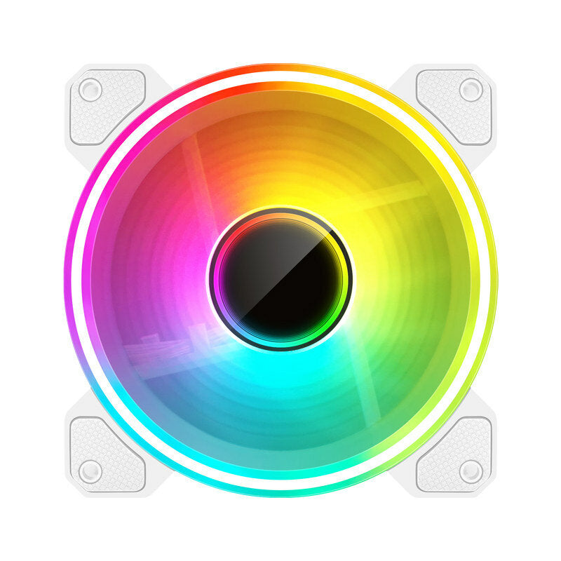 12cm PC Computer Case Fan Cooling Cooler 5V 3Pin/4Pin Adjustable RGB Silent Chassis Cooler Radiator