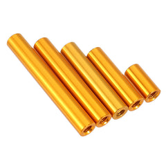 M3 Aluminum Alloy Standoff Studs 10-35mm Gold Round PCB Board Spacers Standoffs 10pcs