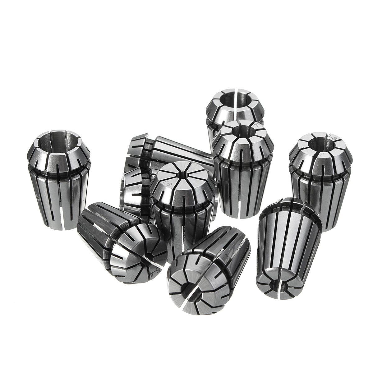 10pcs 4-13mm Spring Collet Chuck Set For CNC Milling Machine Engraving Lathe Tool