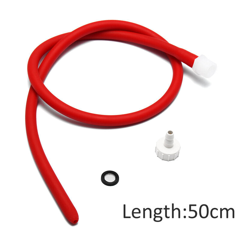 50/100/150cm Long Enema Tube Cleaner Douche Soft Silicone Latex Nozzle Cleaning Silicone Tube