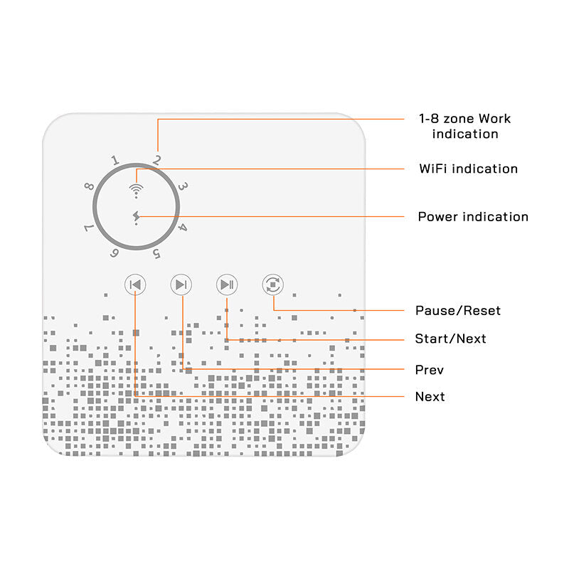 Smart Wireless WiFi Sprinkler Controller Automatic Watering Sprinkler System Irrigation Controller for Garden Plants